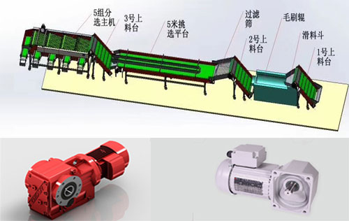 螺旋輸送設備上專用的直角減速機、螺旋送料減速機