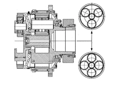大扭矩行星減速機(jī)結(jié)構(gòu)圖